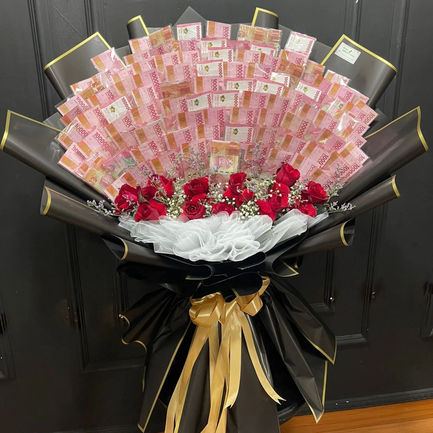 Buket Uang Bunga Mawar - Money Bouquet Premium WinnerFleur Jakarta