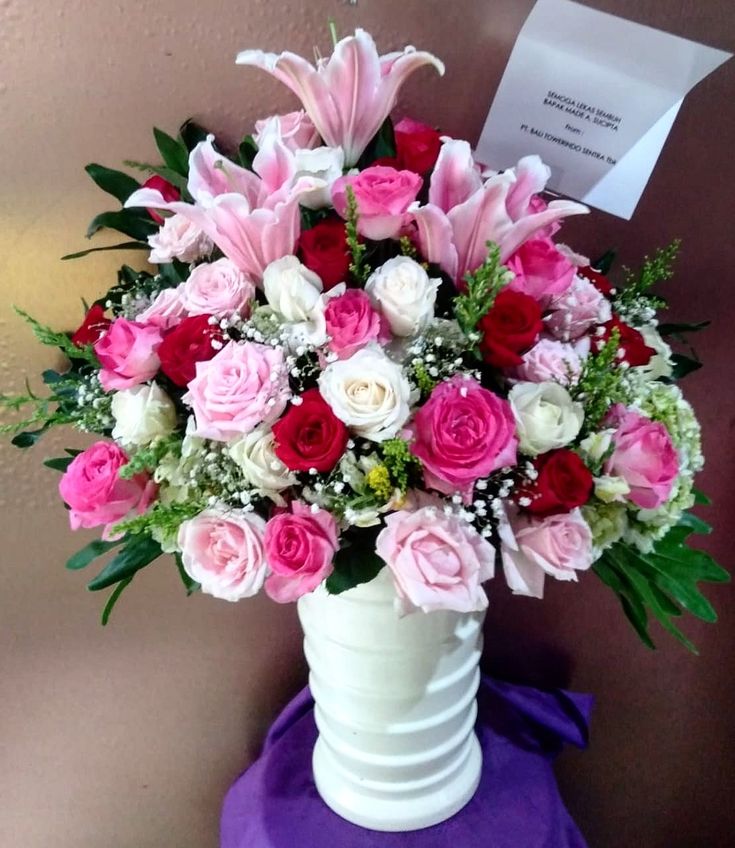 Bunga Meja Tulip Cantik - Bunga Meja Dekorasi Premium WinnerFleur Jakarta Timur
