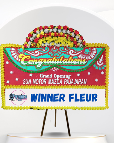 Bunga Papan Selamat dan Sukses - Bunga Papan Congratulations WinnerFleur Bekasi