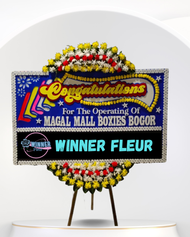 Bunga Papan Congratulations Cantik - Bunga Papan Congratulations WinnerFleur Jakarta Timur