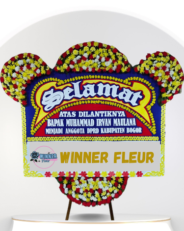 Bunga Papan Selamat Ulang Tahun Premium - Bunga Papan Ulang Tahun WinnerFleur Tangerang
