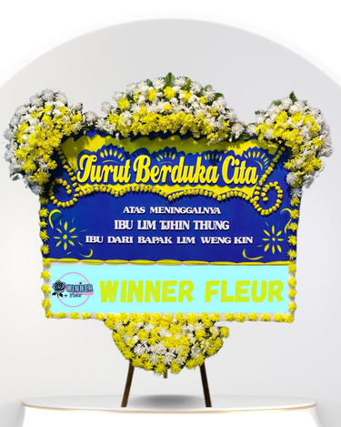 Bunga Papan Belasungkawa Eksklusif - Papan Bunga Duka Cita Belasungkawa WinnerFleur Depok