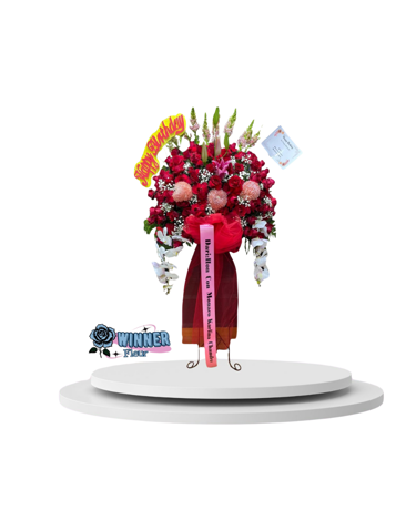 Standing Flower Bunga Aneka Warna - Standing Flower Premium WinnerFleur Depok