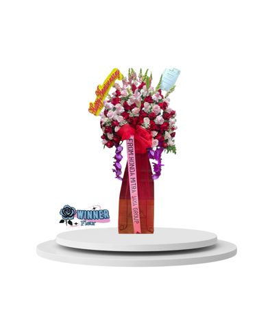 Standing Flower Bunga Pita Elegan - Standing Flower Premium WinnerFleur Jakarta