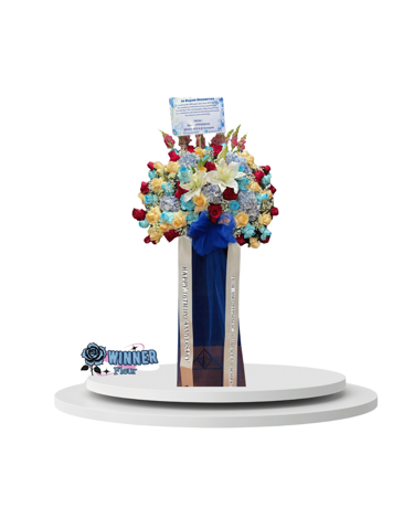 Standing Flower Bunga Mawar Besar - Standing Flower Premium WinnerFleur Bekasi