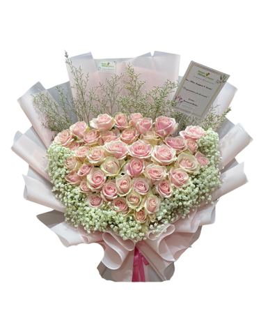 Buket Mawar Pink Premium