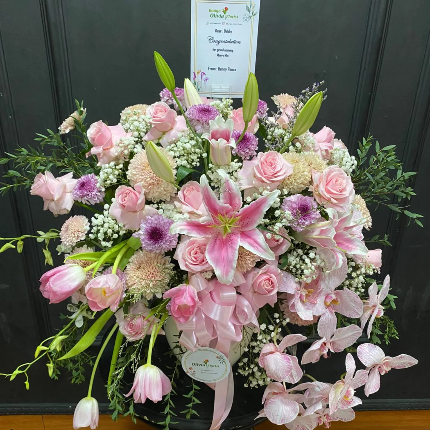 Bunga Meja Premium KHA-BIY untuk meeting room - WinnerFleur Jakarta, mulai Rp 500rb