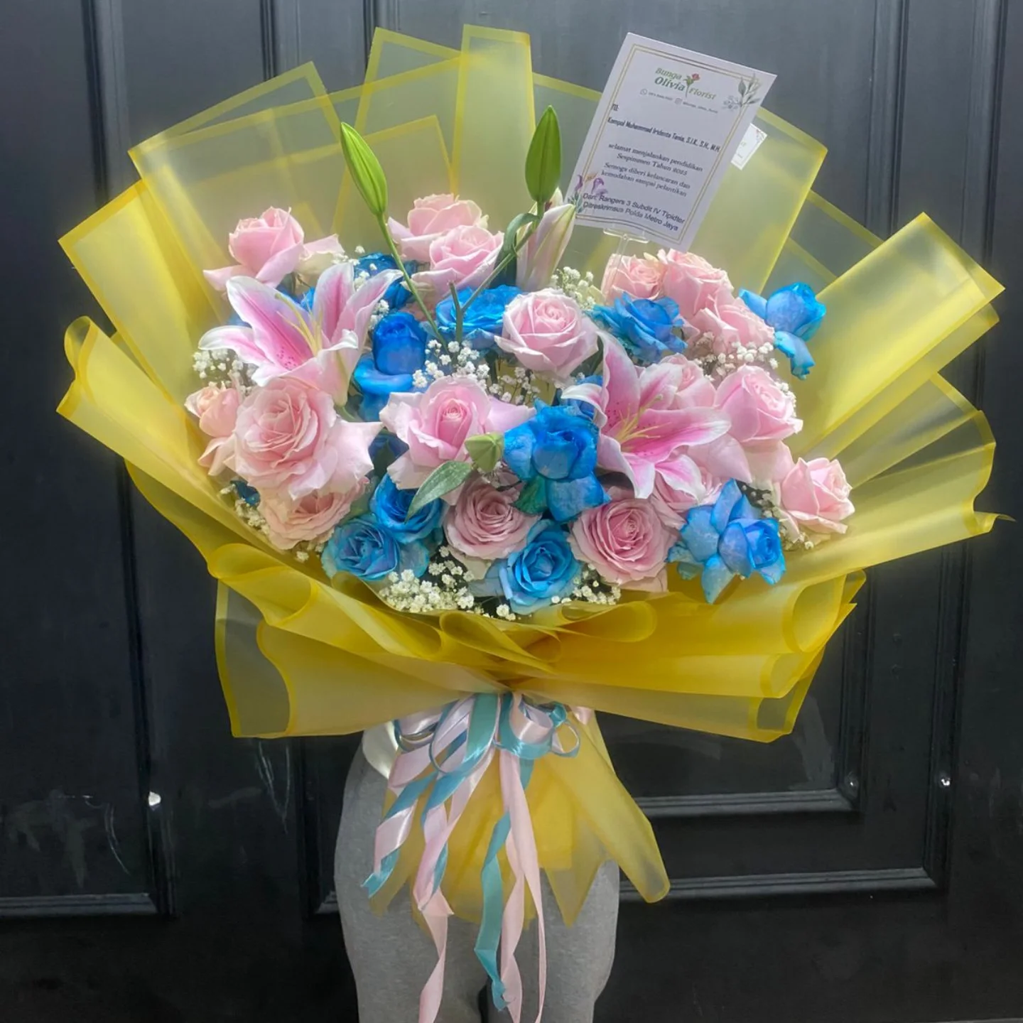 Bouquet Bunga Premium WHB-002 untuk ulang tahun - WinnerFleur Jakarta, mulai Rp 650rb