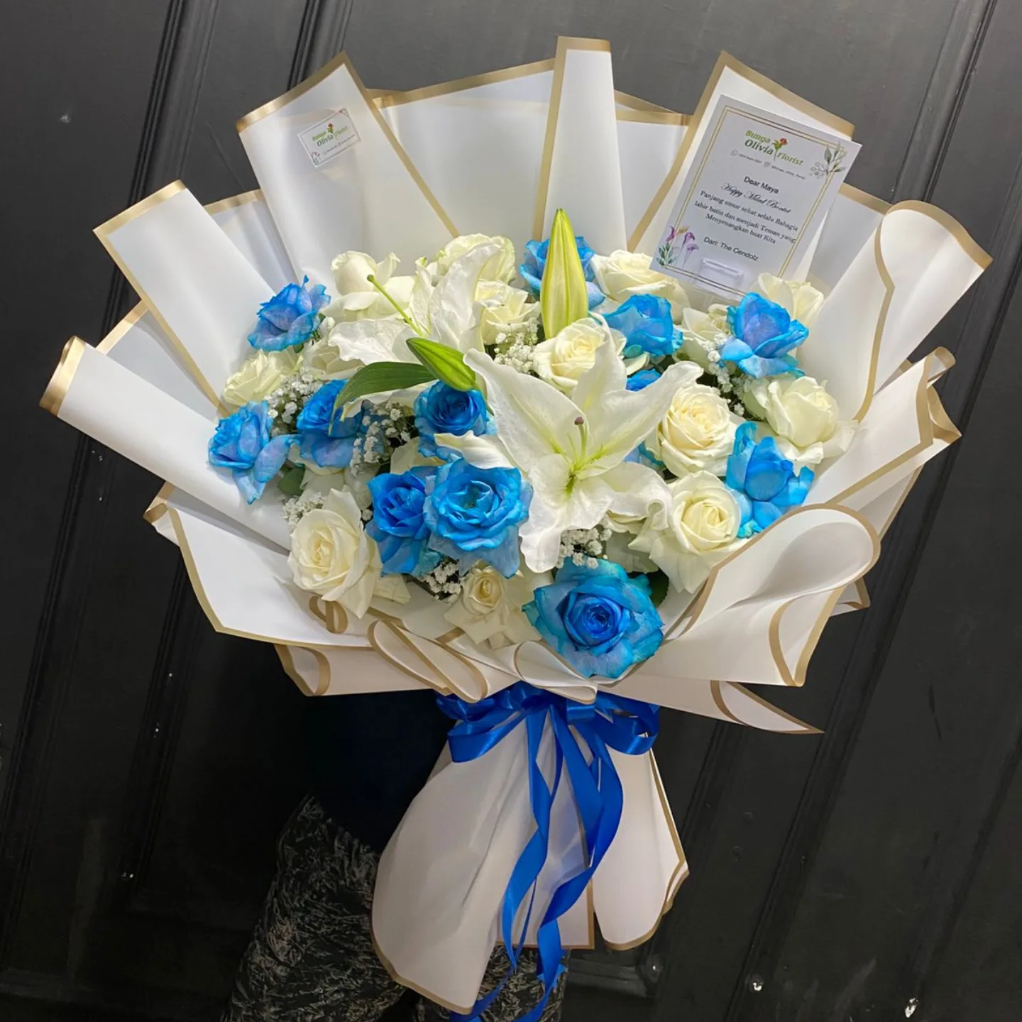 Bouquet Bunga Premium WHB-019 untuk anniversary - WinnerFleur Jakarta, mulai Rp 750rb