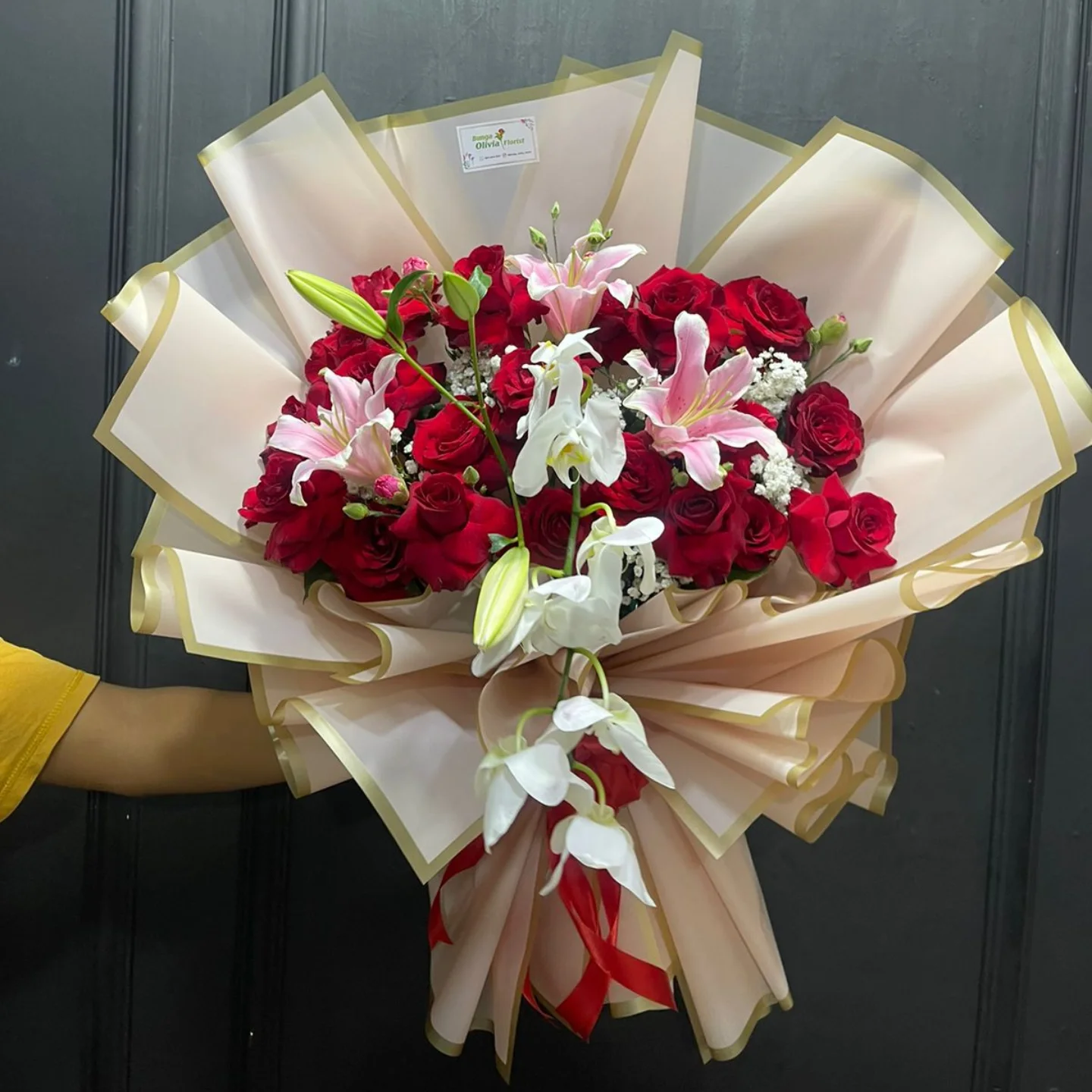 Buket Bunga Cantik KHA-CEL untuk hadiah - WinnerFleur Jakarta, mulai Rp 500rb