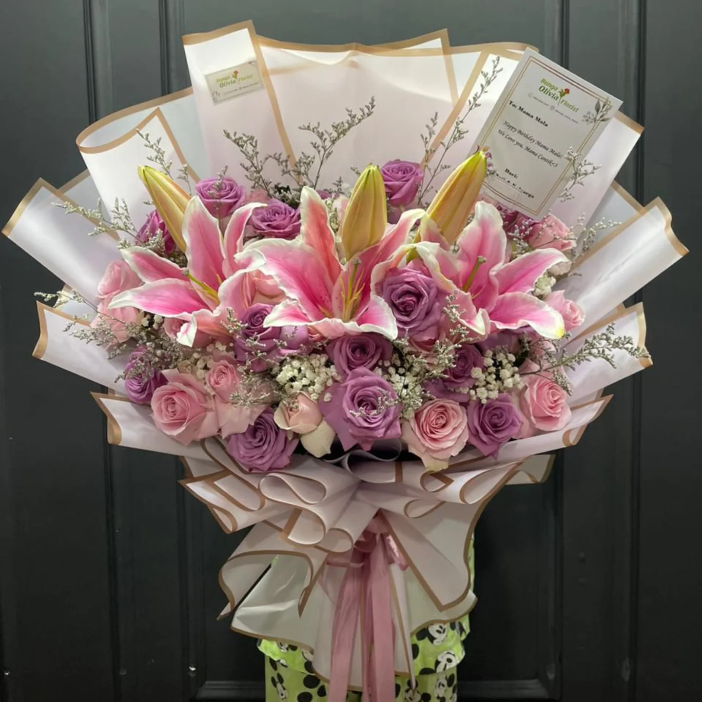 Hand Bouquet KHA-KAY untuk ulang tahun - WinnerFleur Jakarta, mulai Rp 600rb