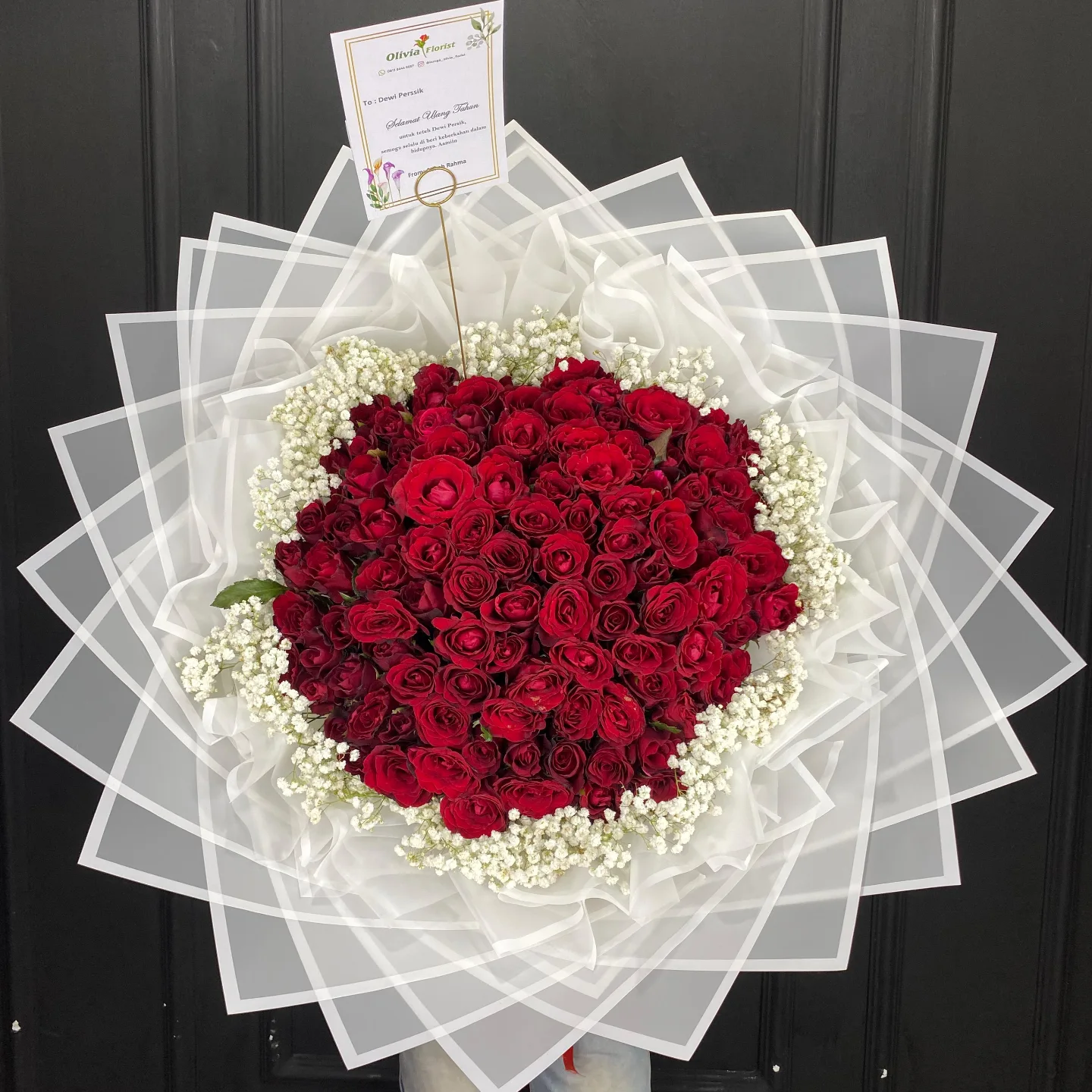 Buket Bunga Cantik WF-BHB-UG-003 untuk hadiah - WinnerFleur Jakarta, mulai Rp 1 jt