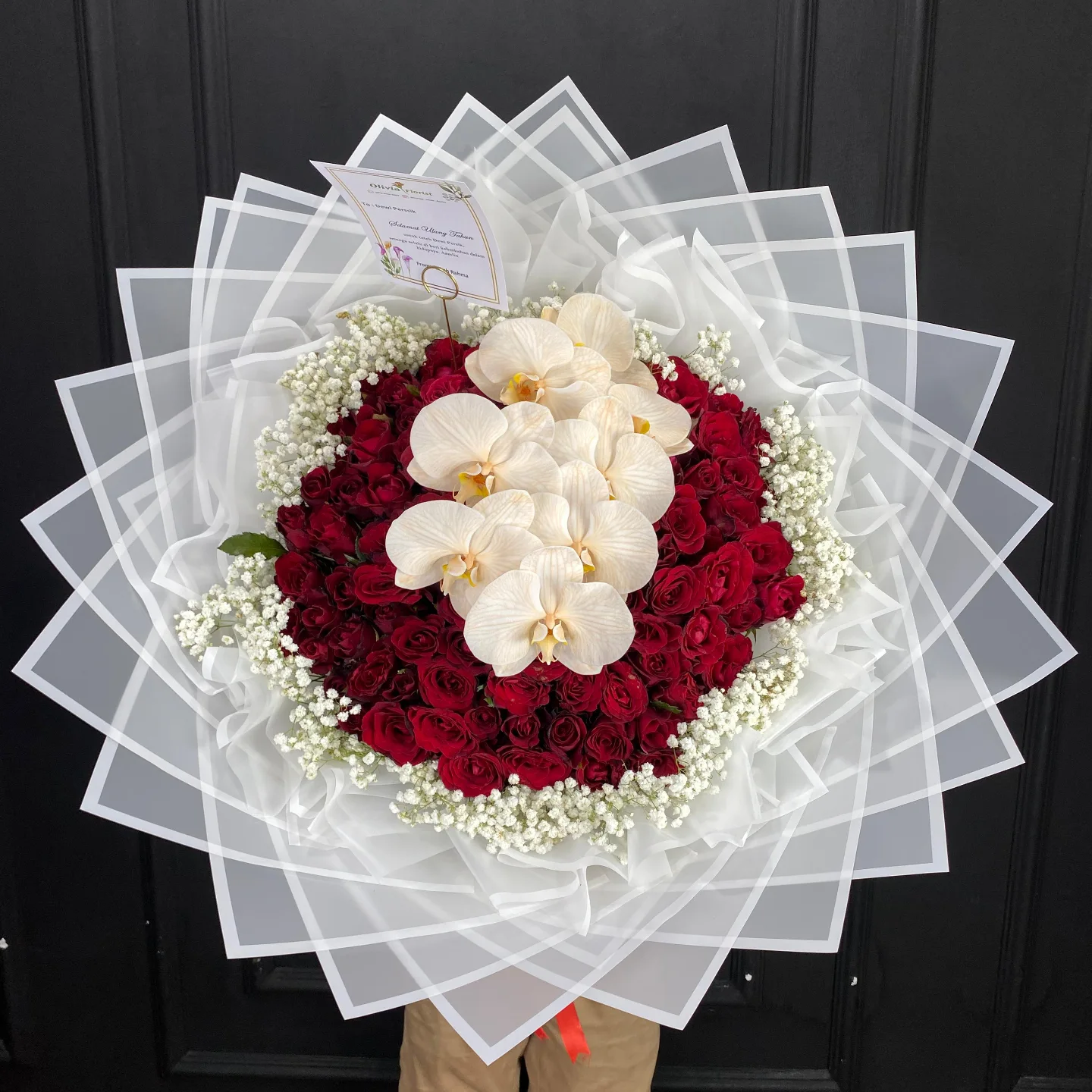 Buket Mawar WF-BHB-MW-036 untuk valentine - WinnerFleur Jakarta, mulai Rp 650rb