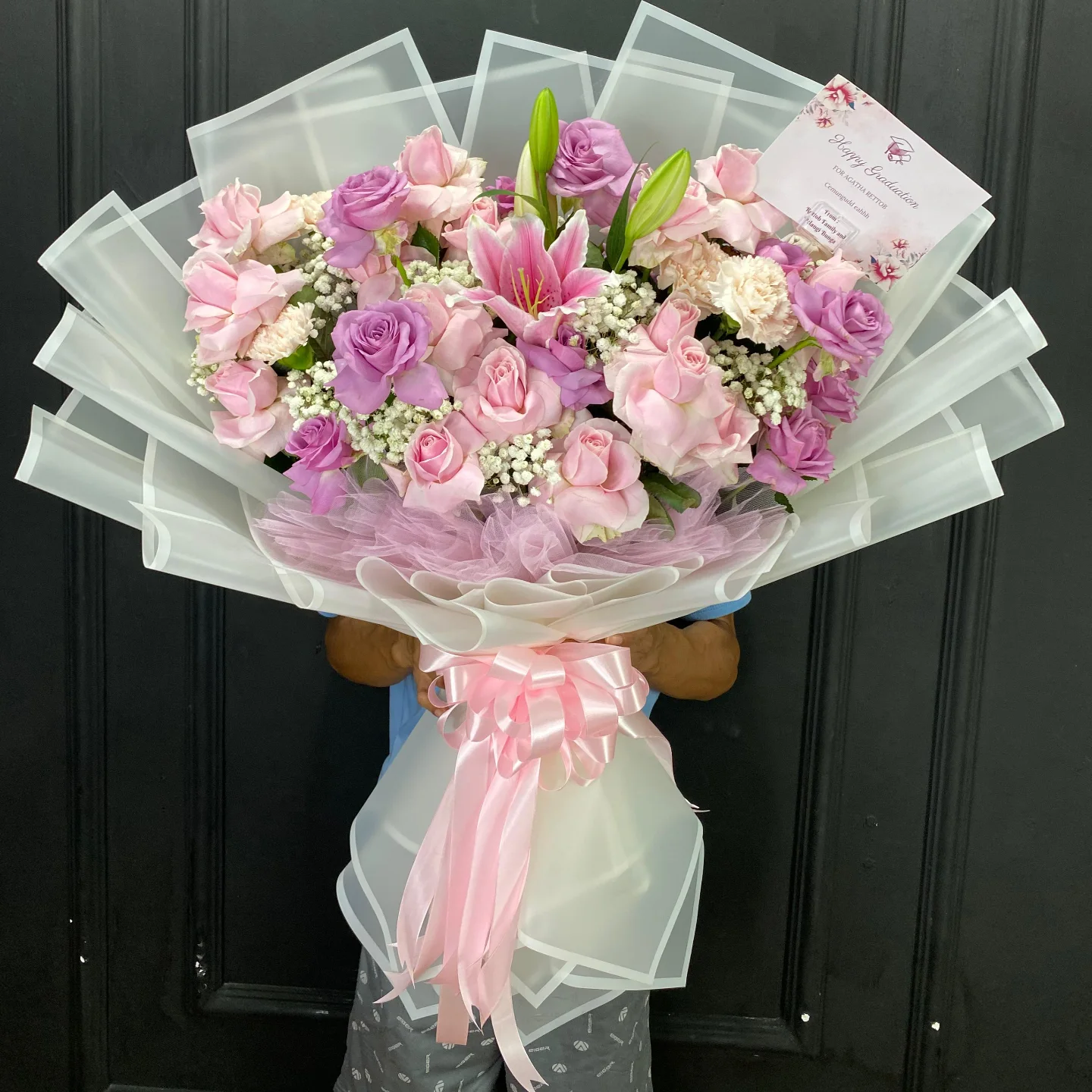 Buket Bunga Segar KHA-VAL untuk wisuda - WinnerFleur Jakarta, mulai Rp 500rb