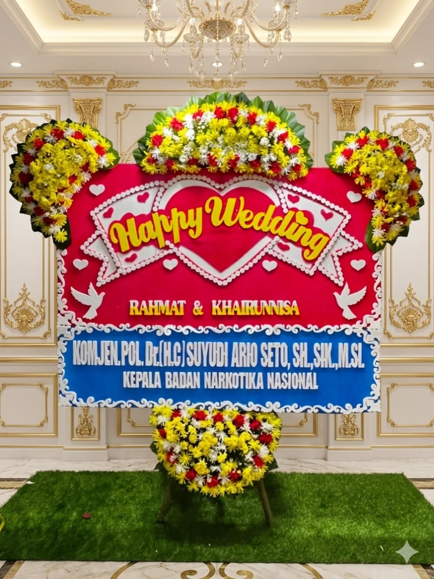 Papan Bunga Selamat WF-BPH-B untuk grand opening - WinnerFleur Jakarta, mulai Rp 650rb