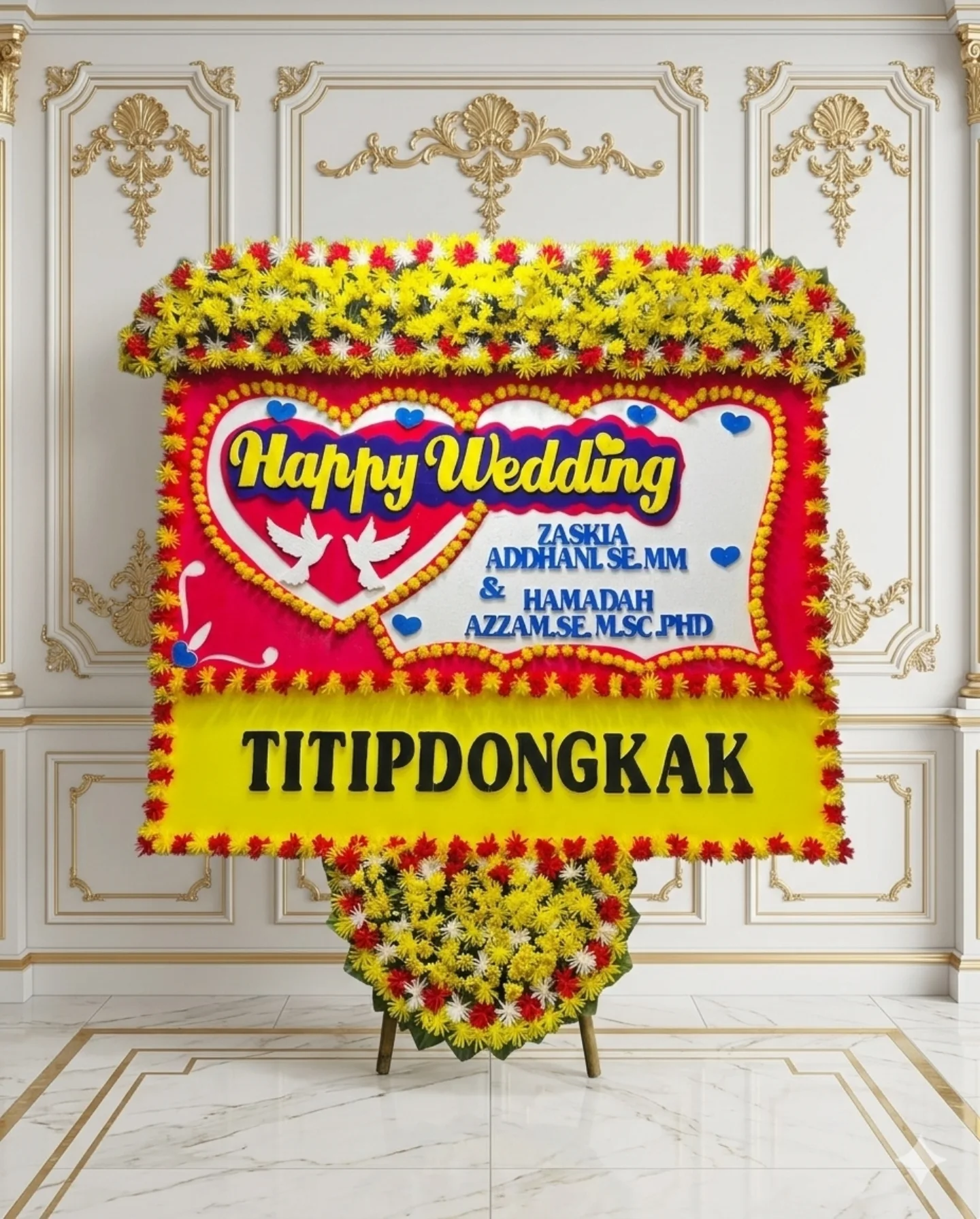 Papan Bunga Sukses WF-BPH-S001 untuk pernikahan - WinnerFleur Jakarta, mulai Rp 0rb