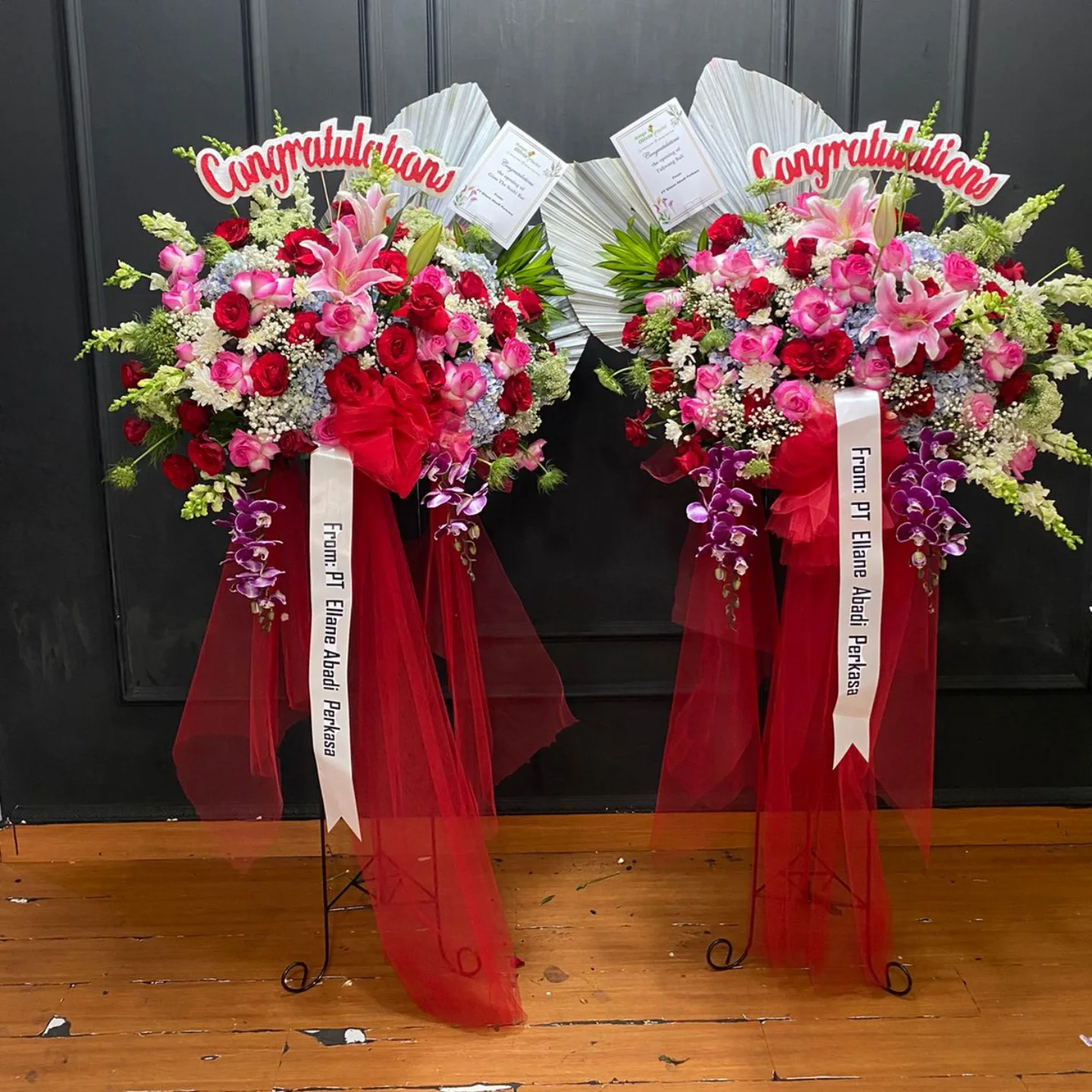 Bunga Standing KHA-BAT untuk grand opening - WinnerFleur Jakarta, mulai Rp 1 jt