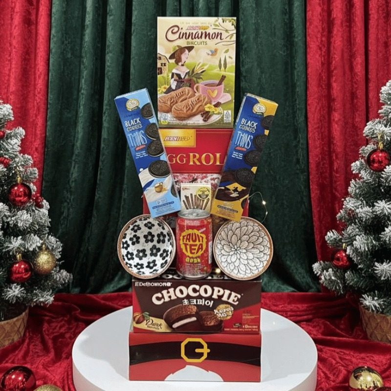 Parcel Natal Snack Hamper Santa Treats WinnerFleur