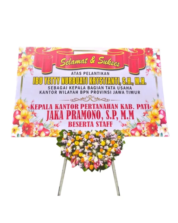 Bunga papan kabupaten magetan JTP-03